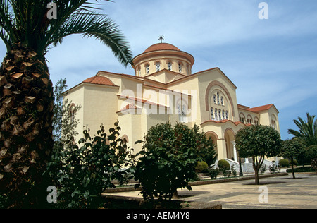 Monastère Saint Gerassimos, Céphalonie, Grèce Banque D'Images