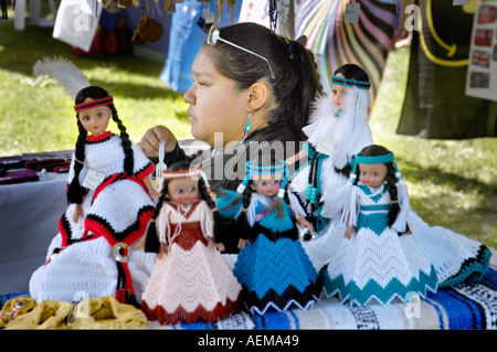 American Indian pow wow à Port Huron au Michigan Banque D'Images