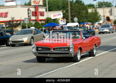 Pontiac GTO 2007 convertible, à la croisière de rêve Woodward Banque D'Images