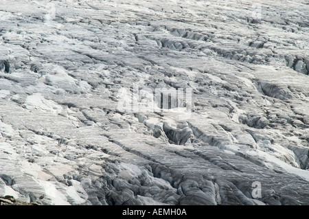 La texture de la surface des glaciers glaciers Banque D'Images