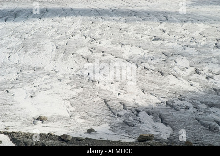 La texture de la surface du glacier Banque D'Images