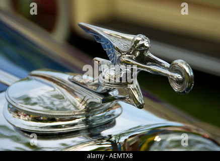 1932 Packard Hood Ornament / Déesse de la vitesse Banque D'Images