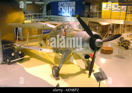 Le germon Fairey World War 2 biplan. XAV-295 Banque D'Images