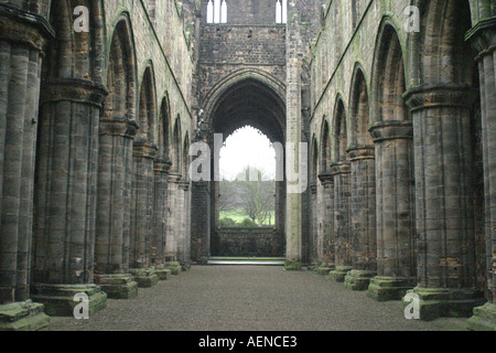 Kirkstall Abbey Leeds Banque D'Images