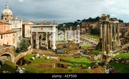 Foro Romano Forum Romanum Rome Italie Europe Banque D'Images