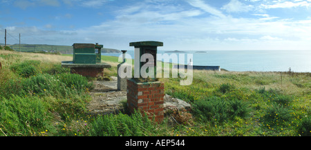 Abri Nucléaire du nord du Pays de Galles de l'Ouest Aberdaron U K Europe Péninsule Lleyn Ynys Essence fawr Banque D'Images