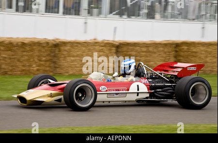 1968 Lotus-Cosworth 49B voiture de Formule 1 à Goodwood Festival of Speed, Sussex, UK. Banque D'Images