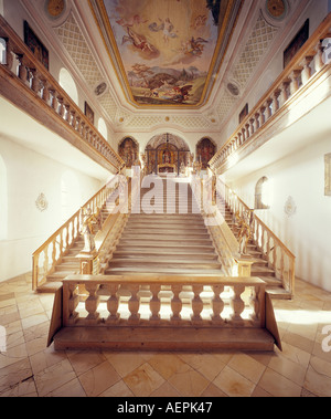 Bad Tölz, Kreuzkirche, 'Die ''Heilige Stiege '' in der Kirche auf dem Kalvarienberg' Banque D'Images