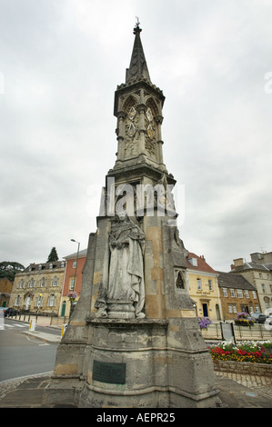 Le Banbury Cross monument à la ville de Banbury Oxfordshire Août 2005 Banque D'Images