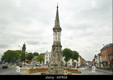 Le Banbury Cross monument à la ville de Banbury dans l'Oxfordshire Banque D'Images