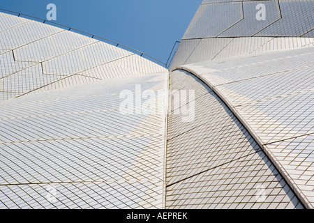 Détail du toit de l'Opéra, Sydney, Australie Banque D'Images