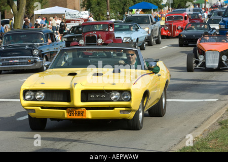 Pontiac GTO 2007 convertible, à la croisière de rêve Woodward Banque D'Images