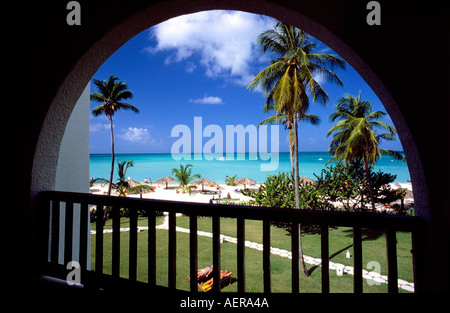 Hôtel Jolly beach île d'Antigua l'archipel des Petites Antilles caraïbes Banque D'Images