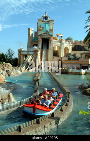 SeaWorld Orlando Florida USA Voyage vers Atlantis ride Banque D'Images