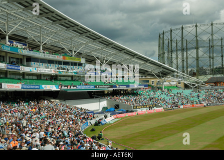 L'OCS stand à l'Oval Cricket Ground, London au cours d'un test-match Angleterre/Inde Banque D'Images