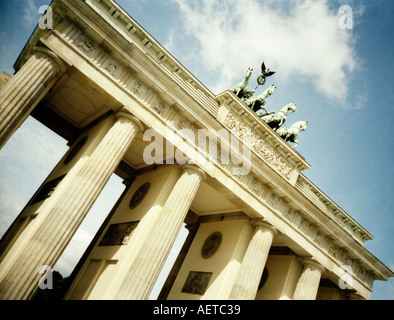 Porte de Brandebourg Berlin Allemagne Banque D'Images