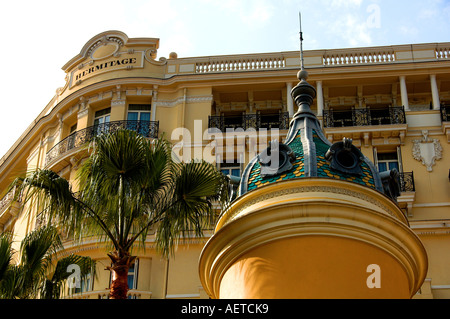 Hotel Hermitage Monaco USAGE ÉDITORIAL SEULEMENT Banque D'Images