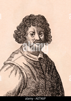 Claude Lorrain, alias Claude Gellée ou le Lorrain, 1600 -1682. Peintre français, dessinateur et graveur de l'époque baroque. Banque D'Images