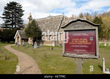 Dans l'église St Laurence Tubney juste à Oxford Banque D'Images