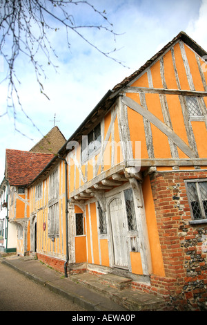 Vieux bâtiment Lavenham Suffolk Banque D'Images