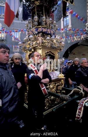 Fête de la chandeleur Sant Agata Catane Sicile Italie Banque D'Images