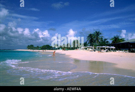 L'île d'Anguilla United Kingdom West Indies belle plage de Shoal Bay Banque D'Images