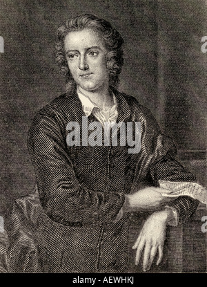 Thomas Gray, 1716 -1771. Poète anglais, érudit classique et professeur d'université. Banque D'Images