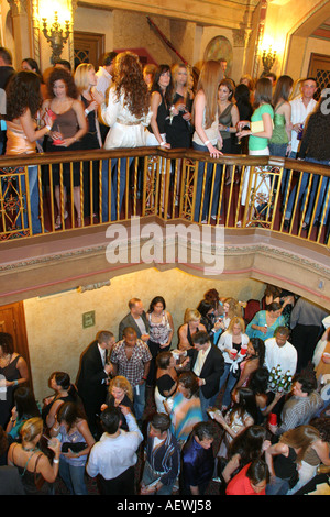 Miami Florida, Flagler Street, Gusman Center for Performing Arts, Gen Art Fashion show, occupé, balcon bondé, les visiteurs voyage visite touristique touris Banque D'Images