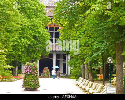 Bad Reichenhaller Allemagne parc Spa Banque D'Images