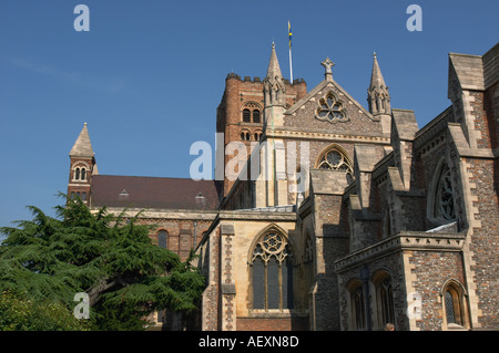 L'Abbaye de St Albans Herts, Banque D'Images