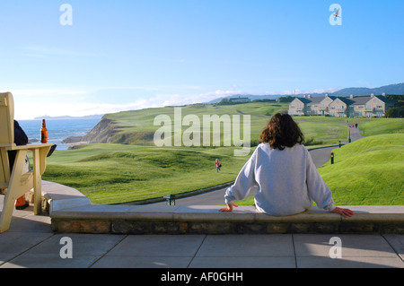 Visiter le Ritz Carlton à half moon bay en Californie Banque D'Images