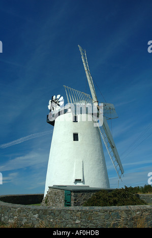 Ballycopeland Moulin, près du village de Millisle, comté de Down, Irlande du Nord est seul moulin à vent. Banque D'Images