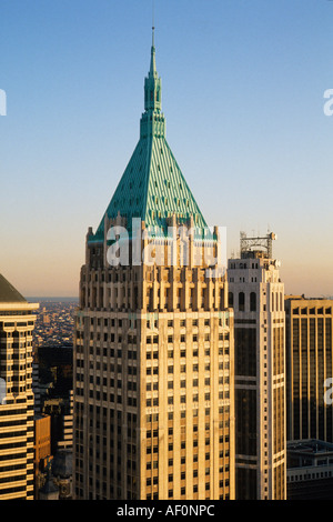 The Trump Building 40 Wall Street, New York. Bank of Manhattan Trust Building. Architecture art déco. Quartier financier, Lower Manhattan. New York Banque D'Images