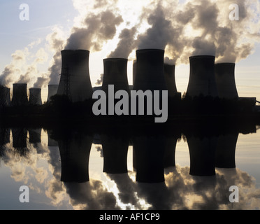 Centrale thermique au charbon, Drax, Yorkshire, Angleterre, Royaume-Uni Banque D'Images
