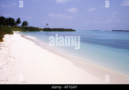 L'Inde du Sud Îles Lakshadweep Bangaram Beach Banque D'Images