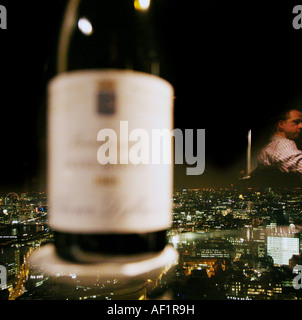 Le bar Vertigo Tower 42 London Banque D'Images