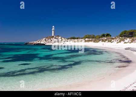 Phare de Bathurst sur Rottnest Island, Australie de l'Ouest Banque D'Images