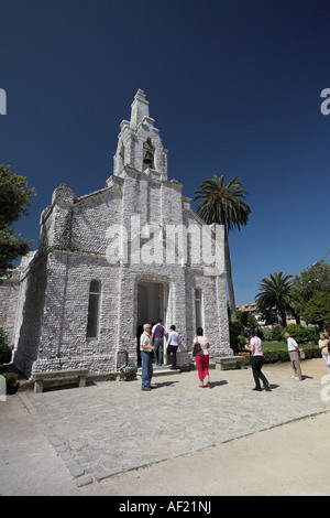 Shell A Toxa La Toja O Grove Église Galice Rias Baias dans l'ouest de l'Espagne Banque D'Images