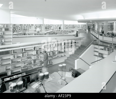 Bibliothèque de Rovaniemi, 1963 - 1968. Architecte : Alvar Aalto Banque D'Images