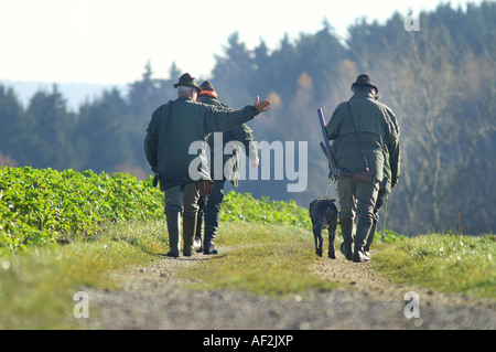 chasseurs Banque D'Images