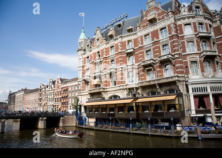 L'hôtel De L'Europe, Amsterdam, Pays-Bas Banque D'Images