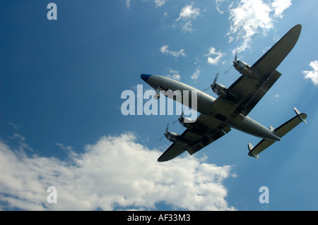 Un Lockheed Constellation (Connie) landing Banque D'Images