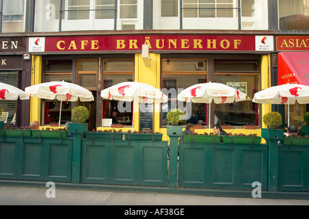 Le Café Bräunerhof à Vienne, Autriche Banque D'Images