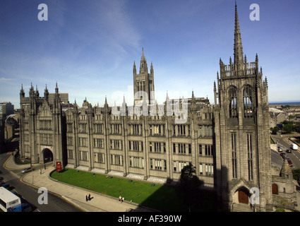 Photo aérienne de Marischal College à Aberdeen, Écosse, Royaume-Uni Banque D'Images