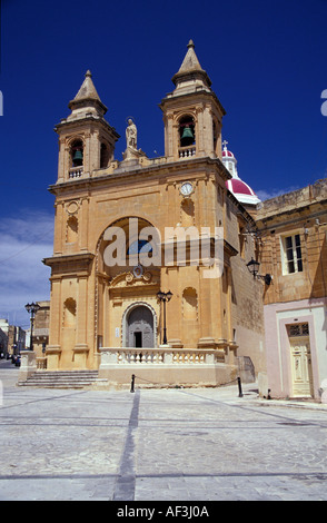 Église Notre-Dame de Pompéi Marsaxlokk Malte Banque D'Images