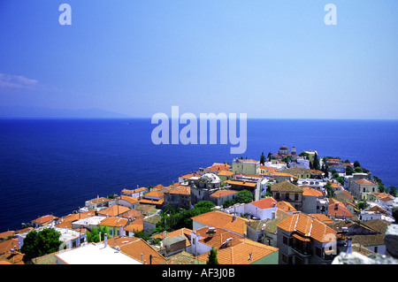 Capitale de la province de Kavala Kavala Grèce Macédoine Europe Union Européenne UE Banque D'Images