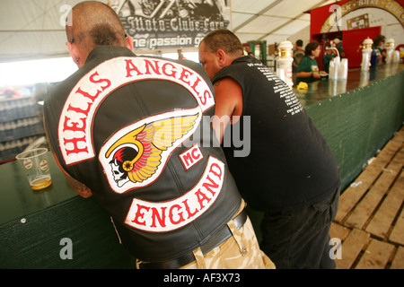 Festival Moto Faro Hells Angel Banque D'Images