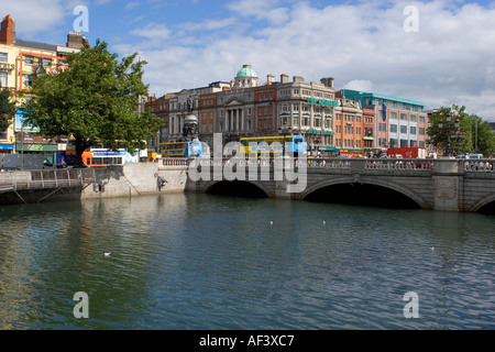 O'Connell Bridge Dublin Irlande Banque D'Images