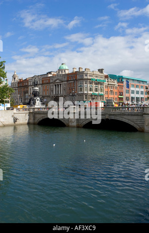 O'Connell Bridge Dublin Irlande Banque D'Images