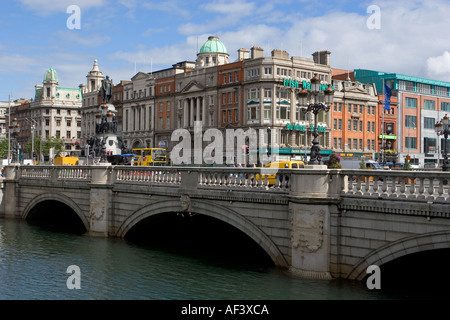 O'Connell Bridge Dublin Irlande Banque D'Images